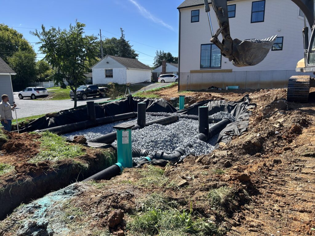 Case Study: Hershey Infill Development Construction of a stormwater management feature